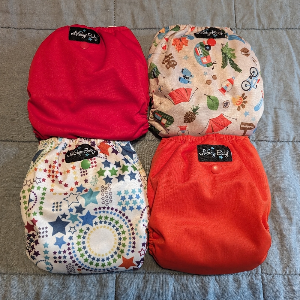 4 Lalabye Baby Diapers